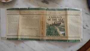 Imagen del vendedor de Casuals of the Sea, ML # 195, Stated First Modern Library Edition 1931, 200 Title Back of Dust jacket & PRE-ZIP CODE COUPON. in Aqua Green Dustjacket with lines at top & Btm & Illustration of Ship with 1 smokestack in Ocean blowing Smoke, Panarama of Sea as a background for struggle of men in Ships against forces of nature & Man s Will a la venta por Bluff Park Rare Books