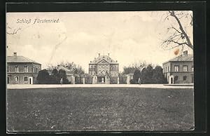 Ansichtskarte München-Fürstenried, Blick zum Schloss