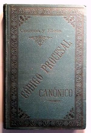 Immagine del venditore per PROYECTO DE CDIGO PROCESAL CANNICO - Madrid 1895 venduto da Llibres del Mirall