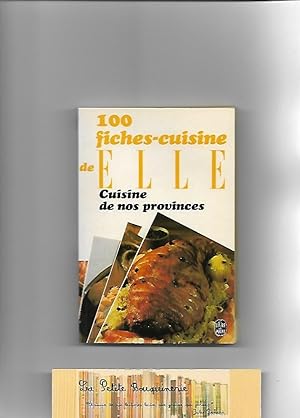 Bild des Verkufers fr 100 fiches-cuisine de Elle: Cuisine de nos provinces zum Verkauf von La Petite Bouquinerie