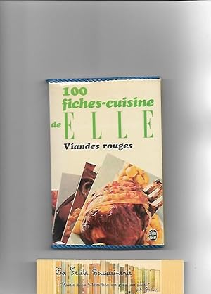 Imagen del vendedor de 100 fiches-cuisine de Elle: Viandes rouges a la venta por La Petite Bouquinerie