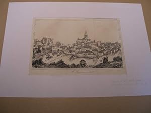 PUY-DE-DOME : SAINT-SATURNIN : LITHOGRAPHIE