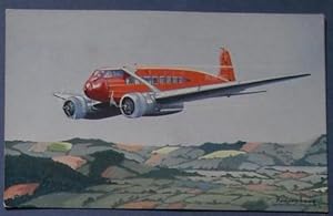 Aviation Postcard (Biggles interest)