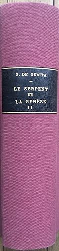 Image du vendeur pour Essais de Sciences Maudites. II Le Serpent de la Gense. Premire septaine (Livre I). Le Temple de Satan (ouvrage orn de nombreuses gravures) mis en vente par Le Songe de Polia