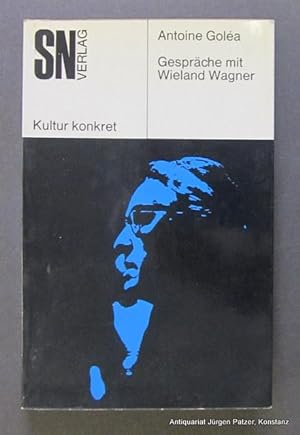 Image du vendeur pour Gesprche mit Wieland Wagner. Salzburg, Salzburger Nachrichten, 1968. Kl.-8vo. 150 S. Or.-Kart. (Kultur konkret). mis en vente par Jrgen Patzer