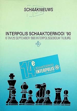 Imagen del vendedor de 14e INTERPOLIS SCHAAKTOERNOOI 1990 a la venta por OFKE / FKE
