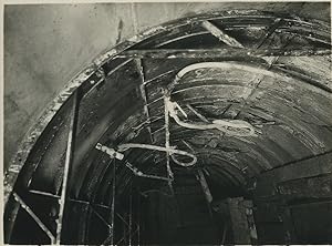 Underground Paris Egouts Sewers catacombs construction Old Photo 1932 #25