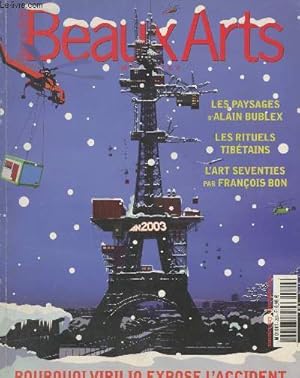 Image du vendeur pour Beaux Arts magazine - n223 dc. 2002 - Les paysages d'Alain Bublex - Les rituels tibtains - L'art seventies par Franois Bon - Pourquoi Virilio expose l'accident. mis en vente par Le-Livre