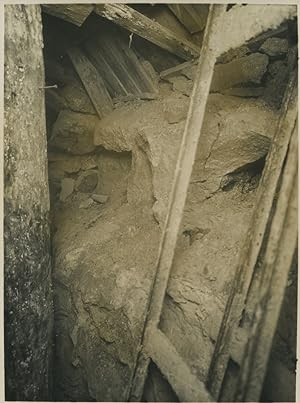 Underground Paris Egouts Sewers catacombs construction Old Photo 1932 #02