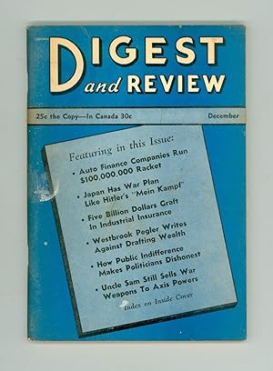 Digest and Review December 1940, Edited by Franklin L. Nelson. Contains articles about U.S. Arms ...