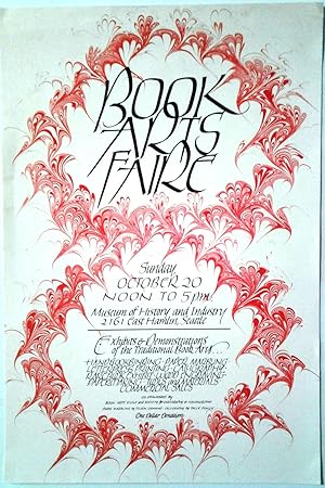 Book Arts Faire, Sunday, October 20 Noon to 5 p.m. (Poster)