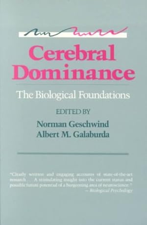 Image du vendeur pour Cerebral Dominance : The Biological Foundations mis en vente par GreatBookPrices