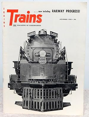Bild des Verkufers fr Trains: The Magazine of Railroading November 1958 zum Verkauf von Argyl Houser, Bookseller