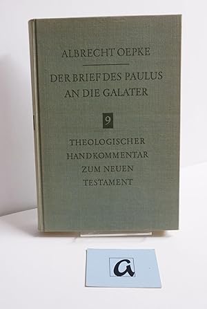 Seller image for Der Brief des Paulus and die Galater. for sale by AphorismA gGmbH