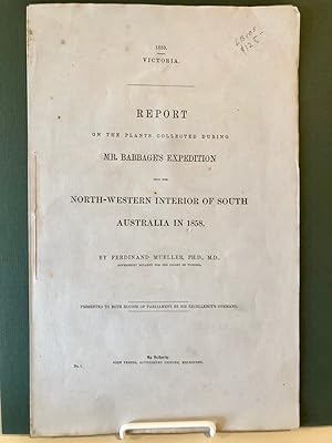 Report on the Plants Collected During Mr. Babbage's Expedition into the North-Western Interior of...