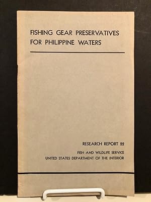 Seller image for Fishing Gear Preservation for Philippine Waters for sale by Long Brothers Fine & Rare Books, ABAA