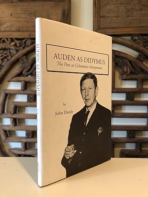 Immagine del venditore per Auden as Didymus The Poet as Columnist Anonymous venduto da Long Brothers Fine & Rare Books, ABAA