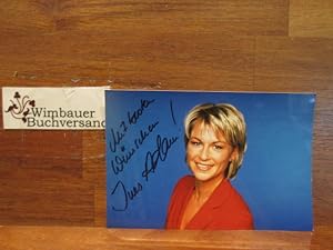 Bild des Verkufers fr Original Autogramm Ines Adam MDR /// Autogramm Autograph signiert signed signee zum Verkauf von Antiquariat im Kaiserviertel | Wimbauer Buchversand