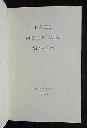 Lake, Mountain, Moon