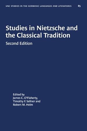 Image du vendeur pour Studies in Nietzsche and the Classical Tradition mis en vente par GreatBookPrices
