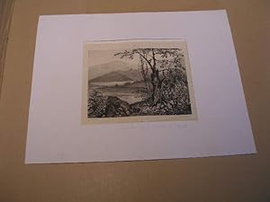 AUVERGNE : PUY-DE-DOME : VUE DE LA CHAPELLE DE LA MONTAGNE SAINT-CIRGUES ( NORD-EST DE CHATEAUNEU...