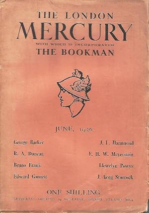 The London Mercury. Edited by R A Scott-James