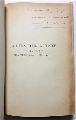 Cahiers d'un artiste. Deuxième série. Novembre 1914-Juin 1915.