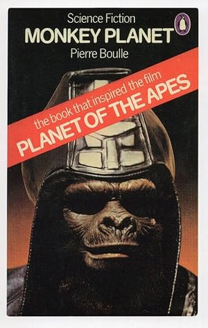 Monkey Planet Of The Apes 1975 Pierre Boulle Book Postcard