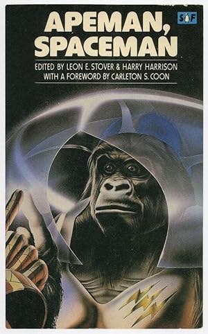 Apeman Spaceman 1972 Charles Darwin Style Cover Sci Fi Book Postcard