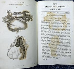 Seller image for New Medical and Physical Journal or Annals of Medicine, Natural History, and Chemistry. March 1811 Vol I. No 5. Protracted Utero-Gestation, Sabatier on Tetanus, Hereditary Blindness, Etc. for sale by Tony Hutchinson