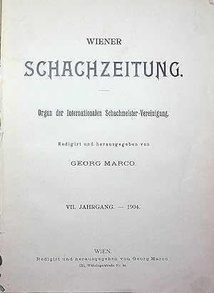 Wiener Schachzeitung 7. Jahrgang, 1904