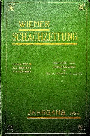 Seller image for Neue Wiener Schachzeitung Jahrgang, 1923 for sale by OFKE / FKE