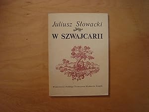 Imagen del vendedor de W Szwajcarii a la venta por Polish Bookstore in Ottawa