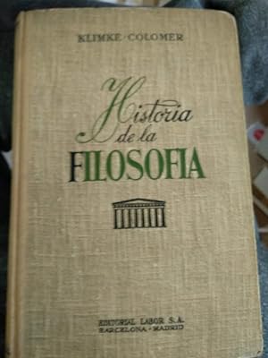 Imagen del vendedor de HISTORIA DE LA FILOSOFA a la venta por Comprococo