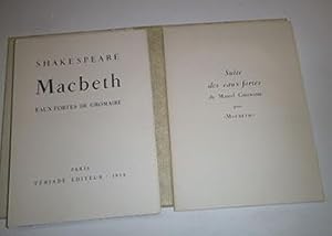 Bild des Verkufers fr Macbeth. First edition with the etchings by Marcel Gromaire. Edition de tte. Signed. zum Verkauf von Wittenborn Art Books