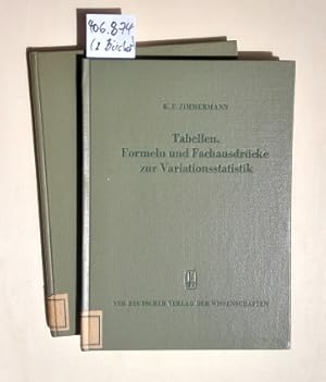 2 Bücher: Kompendium der Variationsstatistik, 1959, 136 Seiten. + Tabellen, Formeln und Fachausdr...