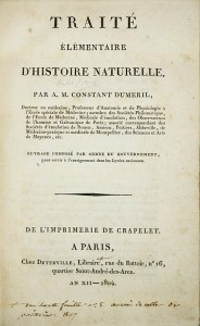 Traité élémentaire d'histoire naturelle.