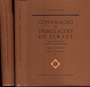 CONSOLAÇÃO ÀS TRIBULAÇÕES DE ISRAEL: Edição de Ferrara, 1553. com estudos introdutórios por Yosef...