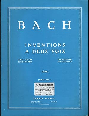 BACH: INVENTIONS A DEUX VOIX