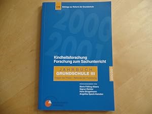 Kindheitsforschung, Forschung zum Sachunterricht: Jahrbuch Grundschule III