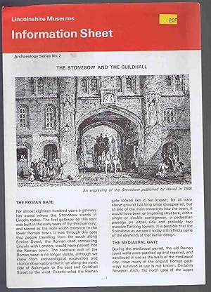 Imagen del vendedor de The Stonebow and the Guildhall (Archaeology Series Information Sheet No.2) a la venta por Lazy Letters Books