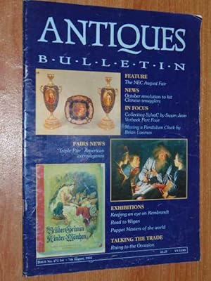 Antiques Bulletin August 1992