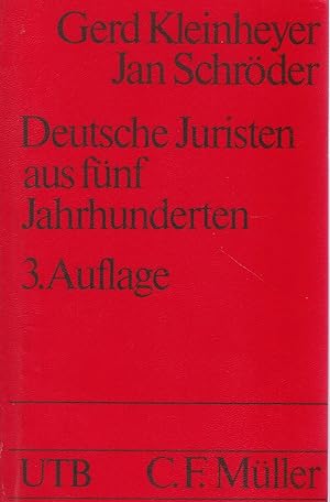 Immagine del venditore per Deutsche Juristen aus fnf Jahrhunderten. Eine biographische Einfhrung in die Geschichte der Rechtswissenschaft. venduto da Antiquariat Kastanienhof