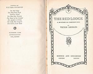 Bild des Verkufers fr The Red Lodges. A Mystery Of Campden Hill zum Verkauf von Antiquariat Kastanienhof