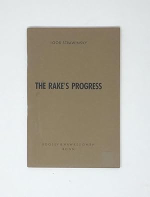 Bild des Verkufers fr The Rake's Progress (Die Wustling) zum Verkauf von Neil Pearson Rare Books