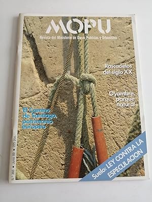 Bild des Verkufers fr MOPU : revista del Ministerio de Obras Pblicas y Urbanismo. N 366, junio 89 : El Camino de Santiago , patrimonio europeo zum Verkauf von Perolibros S.L.