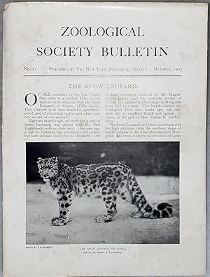 Zoological Society Bulletin, No. 11, October, 1903