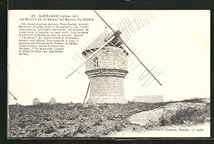 Ansichtskarte Guérande, Le Moulin de Crémeur dit Moulin du Diable