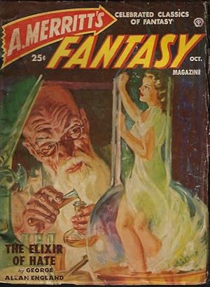 Imagen del vendedor de A. MERRITT'S FANTASY MAGAZINE: October, Oct. 1950 ("The Elixir of Hate") a la venta por Books from the Crypt