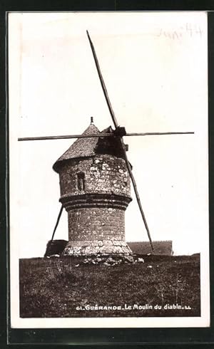 Ansichtskarte Guérande, Le Moulin du Diable, Windmühle